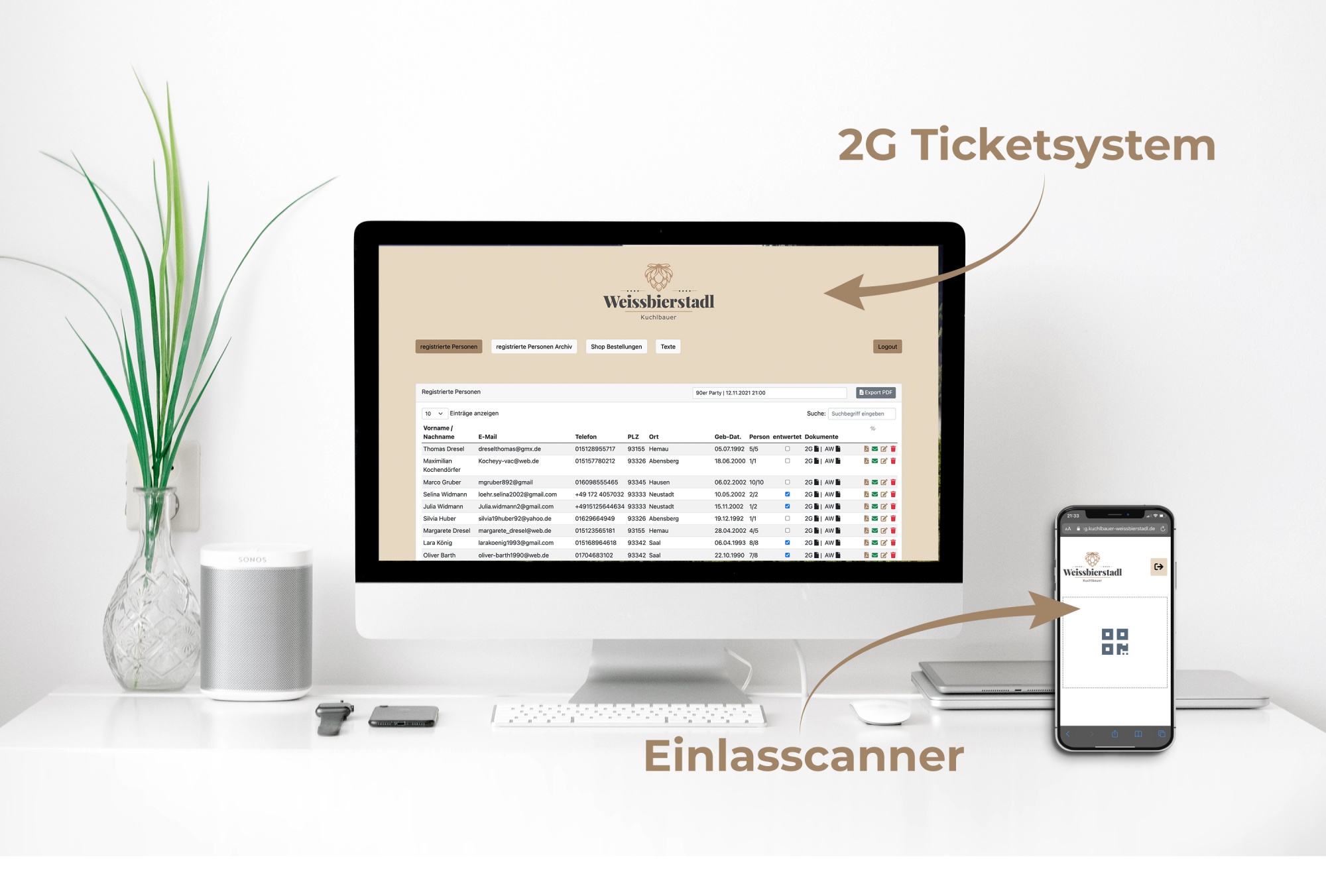 Ticketsystem Demobild 1